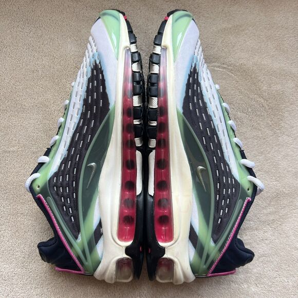 Nike Air Max Deluxe Enamel Green Running Tennis Shoe Sneakers Women 8 Athletic - Picture 3 of 16
